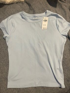 Hollister Pale Blue Crewneck Tee